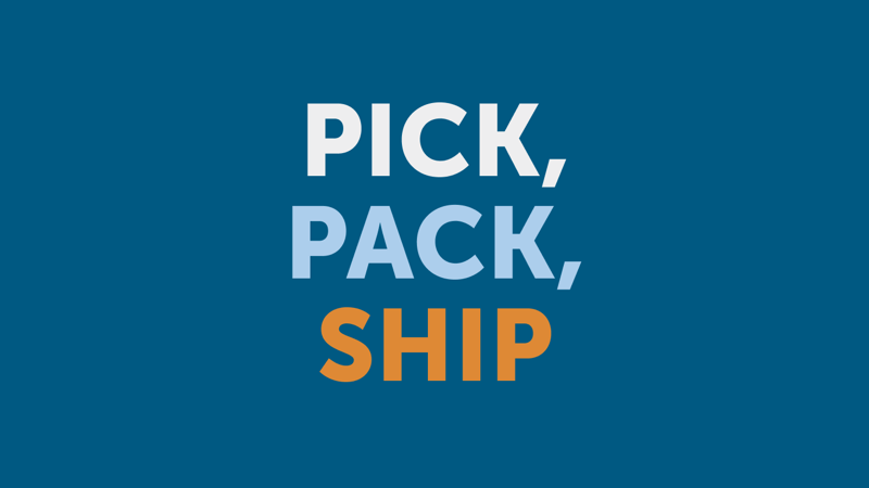What is pick, pack and ship?