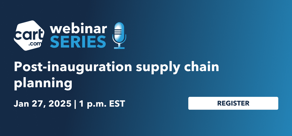 WEBINAR - Post-inauguration supply chain planning